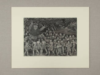 Ngrupuk parade scene