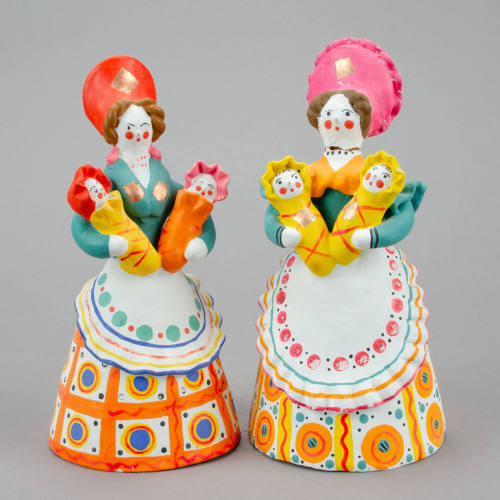 Woman holding Babies