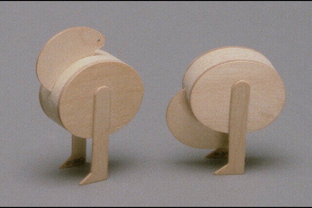Miniature Wood Pelicans