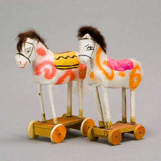 Pull-toy, horses