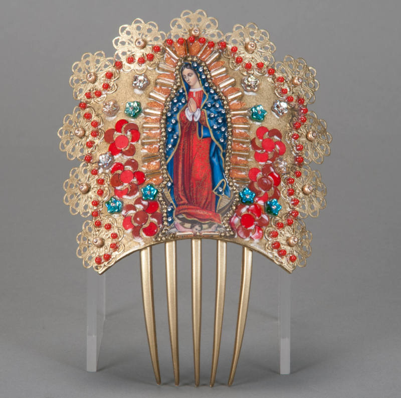 La Virgin de Guadalupe Hair Comb