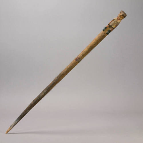 Staff, male human figure