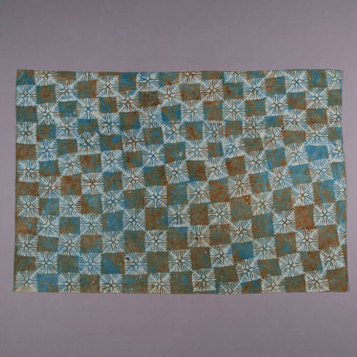 Block printed fabric