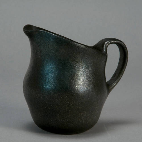 Black micaceous pitcher