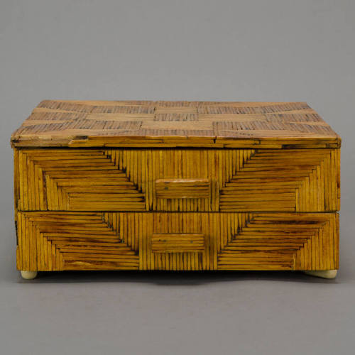 Match stick box with two drawers