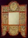 English (Charles II) Stumpwork Mirror.  