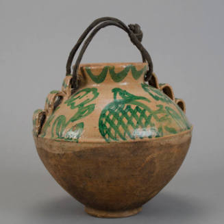 Majolica cooking pot