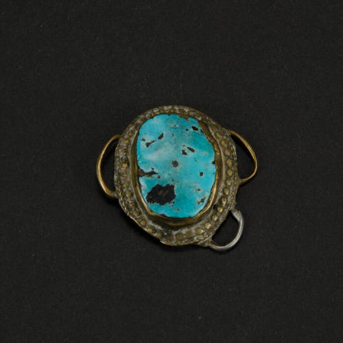 Hilyat sh’ar (hair ornament) with powerful turquoise stones
