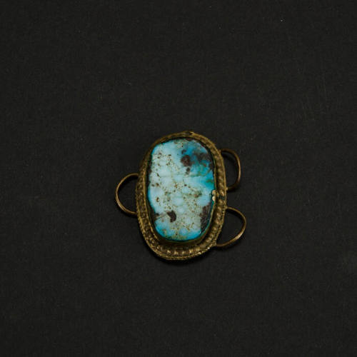 Hilyat sh’ar (hair ornament) with powerful turquoise stones