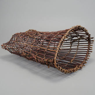 Handled "bag" basket